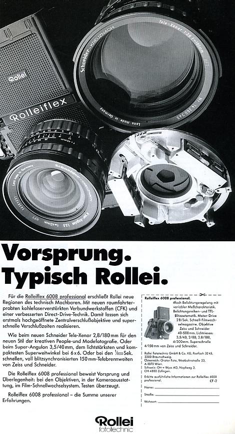 Rollei 6008 Professional