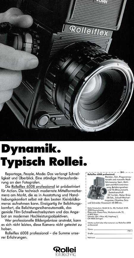 Rollei 6008 Professional
