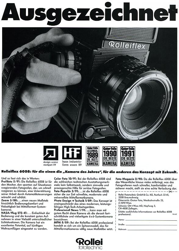 Rollei 6008 Professional
