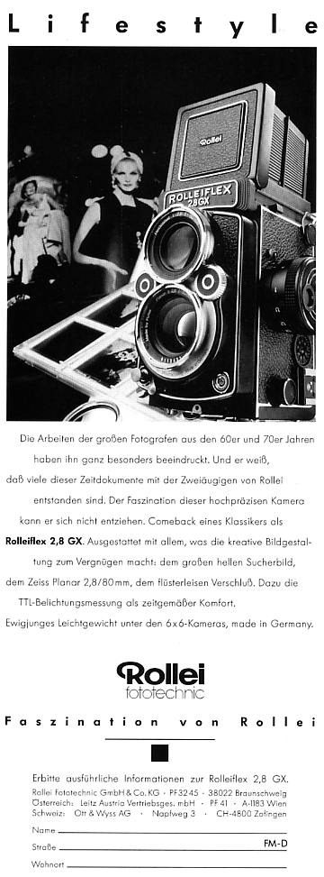 Rollei Rolleiflex 2.8GX
