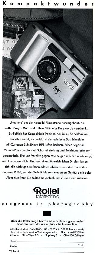 Rollei Prego Micron AF
