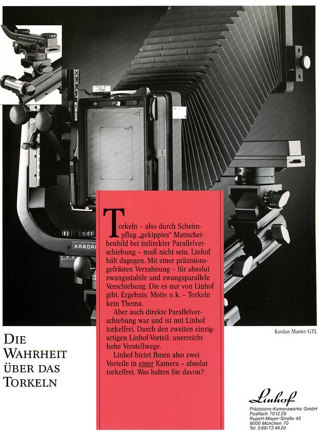 Linhof Kardan Master GTL 9x12