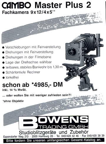 Cambo Master Plus 2