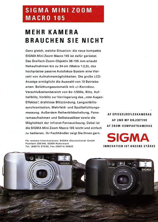 Sigma Mini Zoom 105 Macro