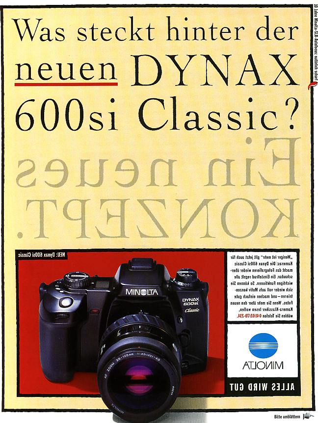 Minolta Dynax 600si Classic