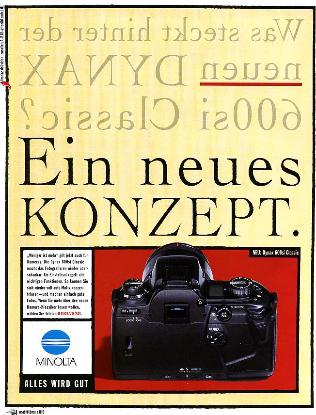 Minolta Dynax 600si Classic