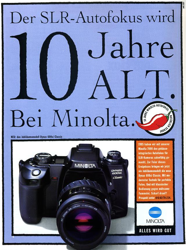 Minolta Dynax 600si Classic