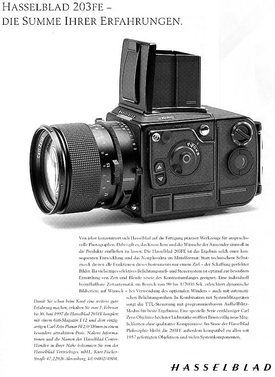 Hasselblad 203 FE