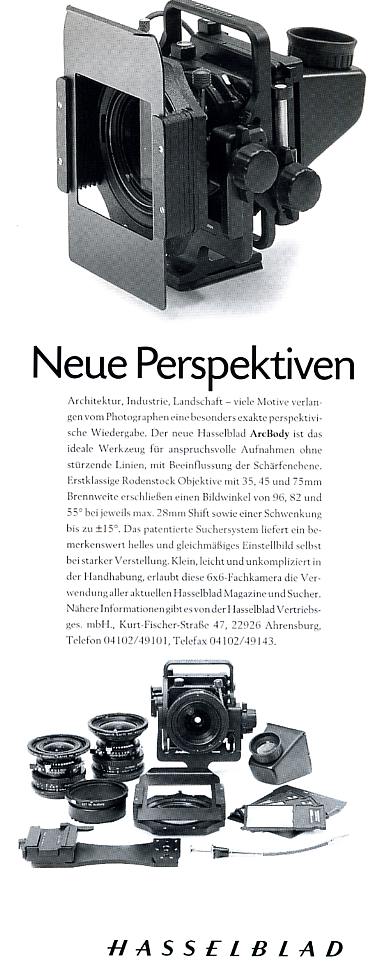Hasselblad ArcBody
