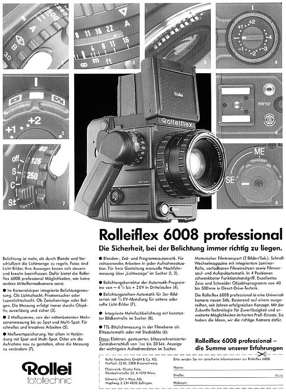 Rollei 6008 Professional