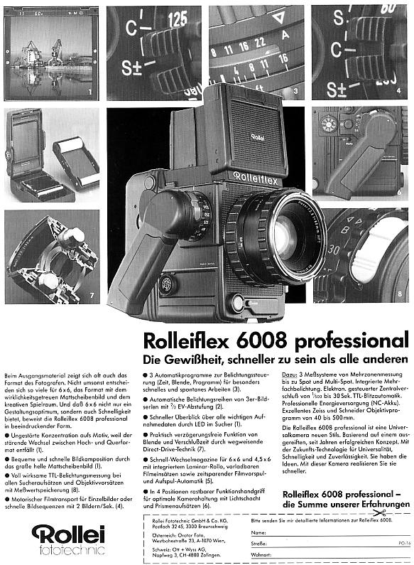 Rollei 6008 Professional