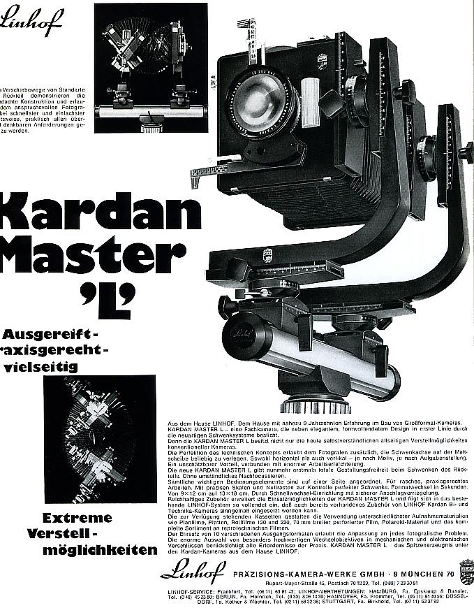 Linhof Kardan Master L 9x12