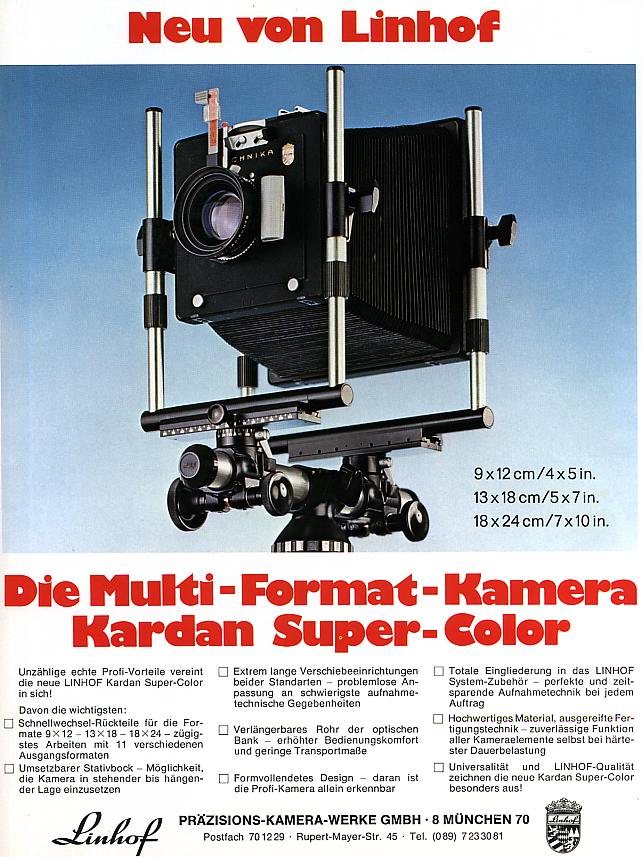 Linhof Kardan Super Color