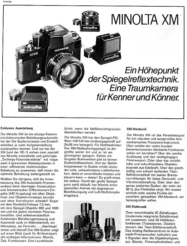 Minolta XM