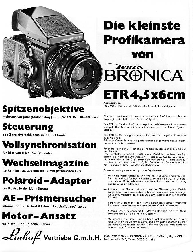 Zenza Bronica ETR