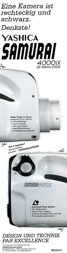 Yashica Samurai 4000iX