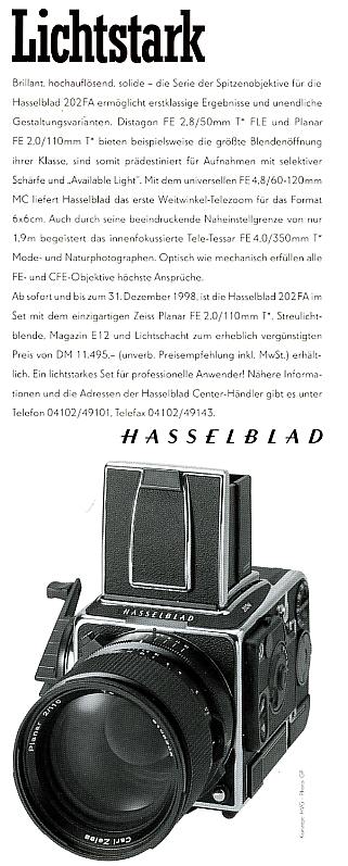 Hasselblad 202 FA