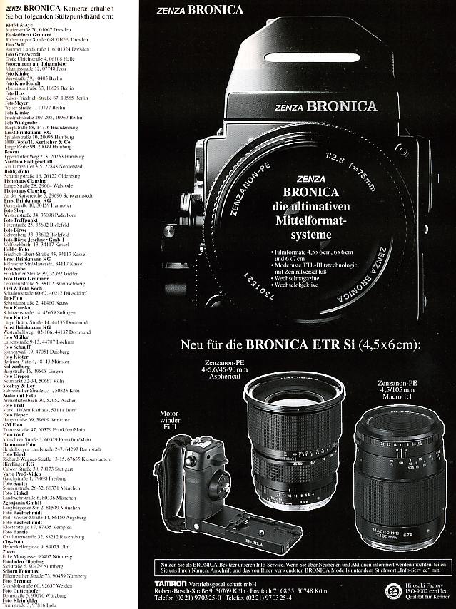 Zenza Bronica ETRSi