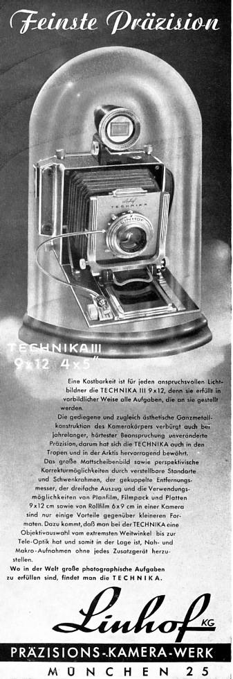 Linhof Technika III 9x12