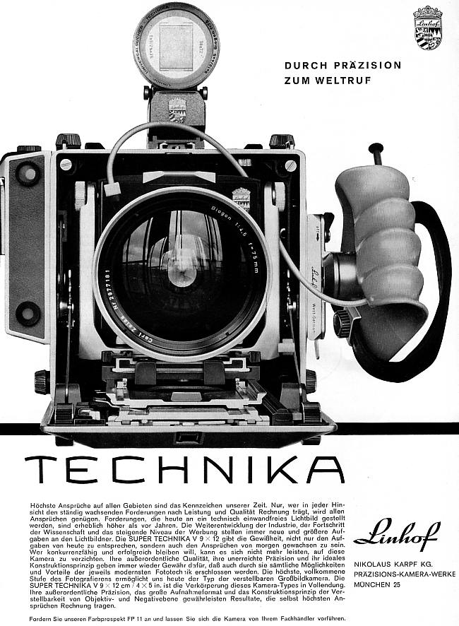 Linhof Super Technika V 9x12