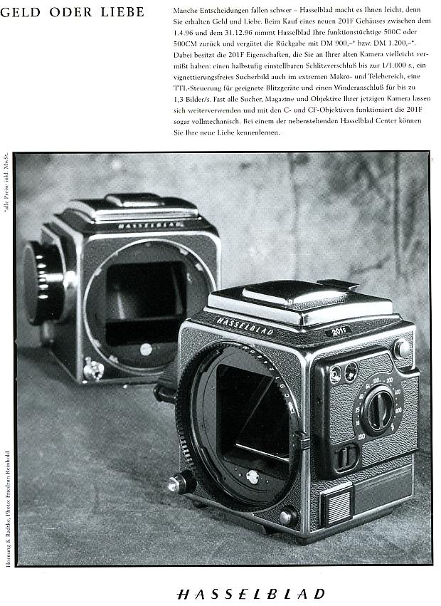 Hasselblad 201 F