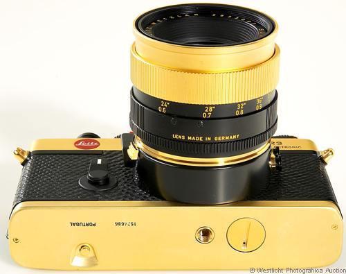 Leica R3 Electronic Oskar Barnack gold