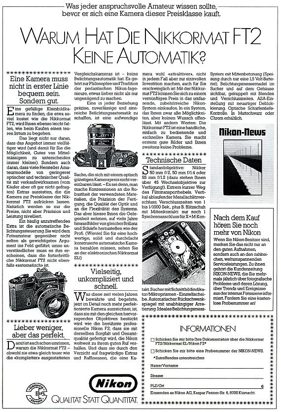 Nikon Nikkormat FT2