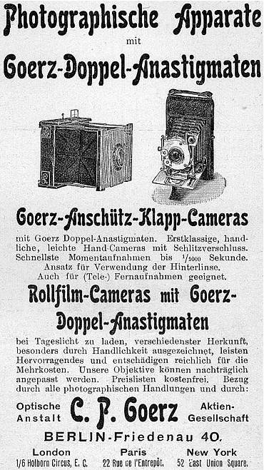 Goerz (D) Anschütz Klappkamera