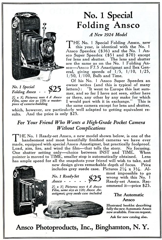 Ansco Folding No. 1 Special