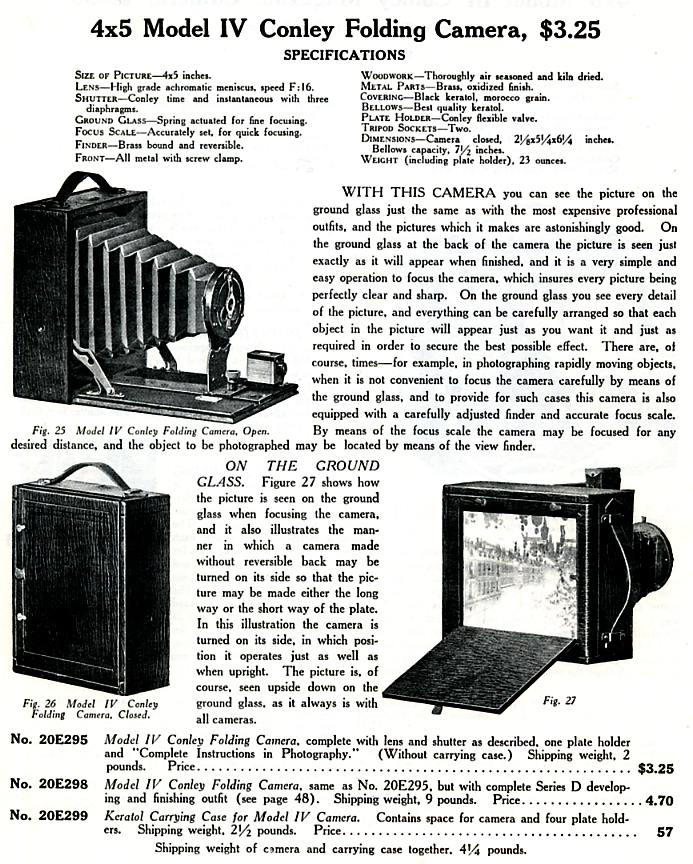 Conley Plattenkamera 4x5