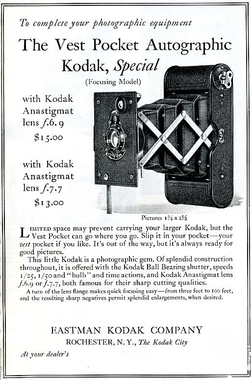 Kodak Vest Pocket Autographic