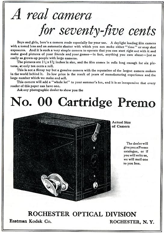 Kodak Cartridge Premo No. 00