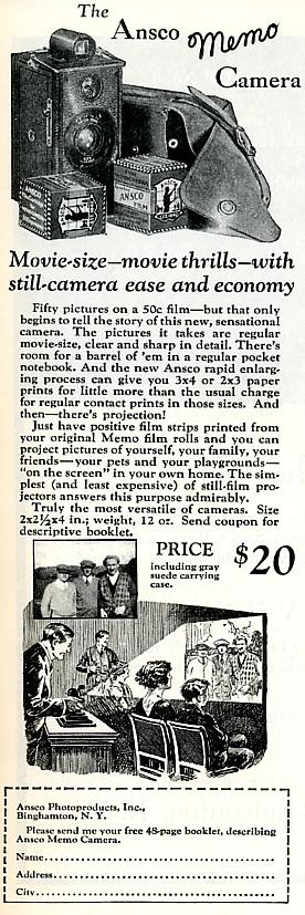 Agfa Ansco Memo (1927)