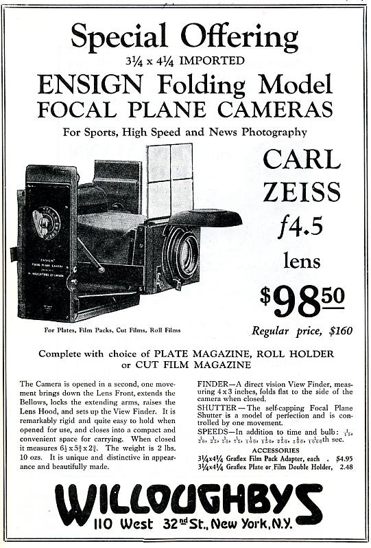 Ensign Focal Plane Camera