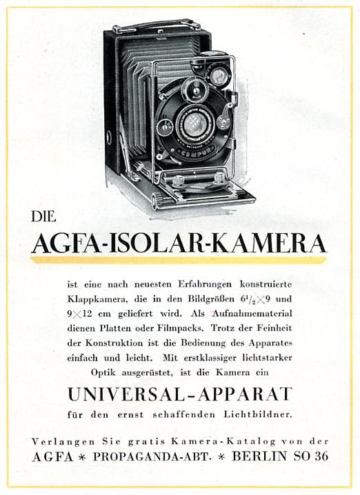 Agfa Isolar 6.5x9