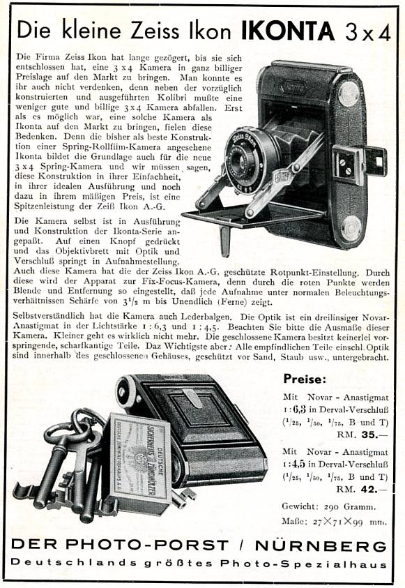 Zeiss Ikon Ikonta (520/18) Baby-Ikonta