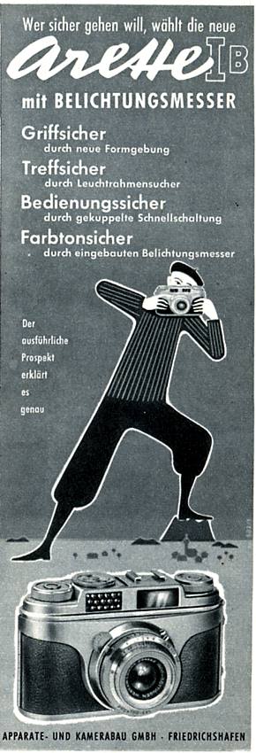 Apparate & Kamerabau Arette Ib