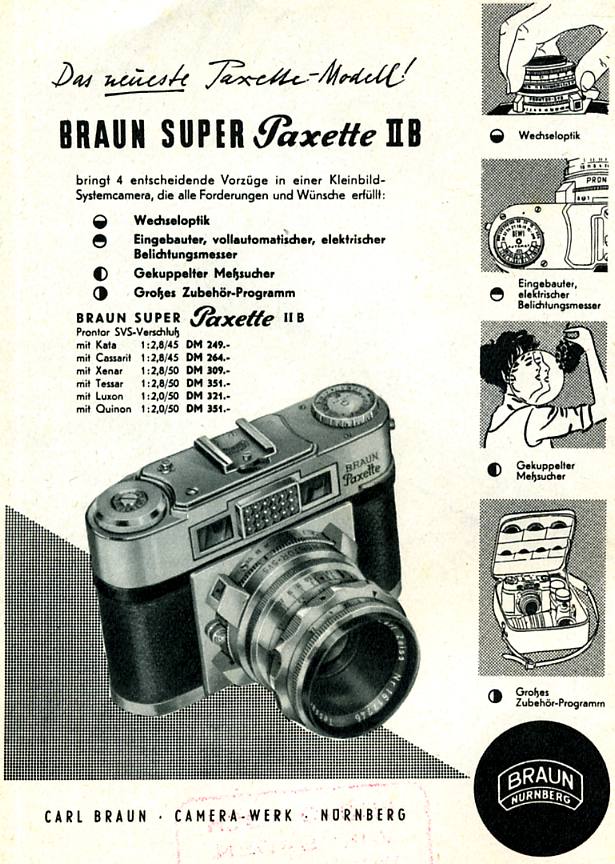 Braun Super Paxette IIB