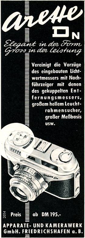 Apparate & Kamerabau Arette DN