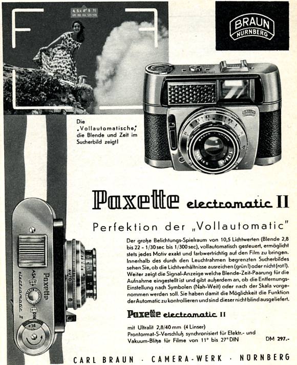 Braun Paxette Electromatic II