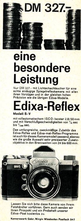 Wirgin Edixa Reflex S-V