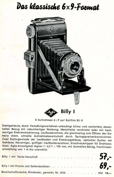 Agfa Billy I (1952)