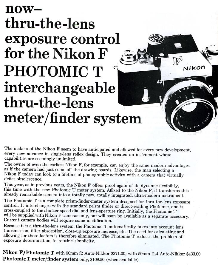 Nikon F Photomic T