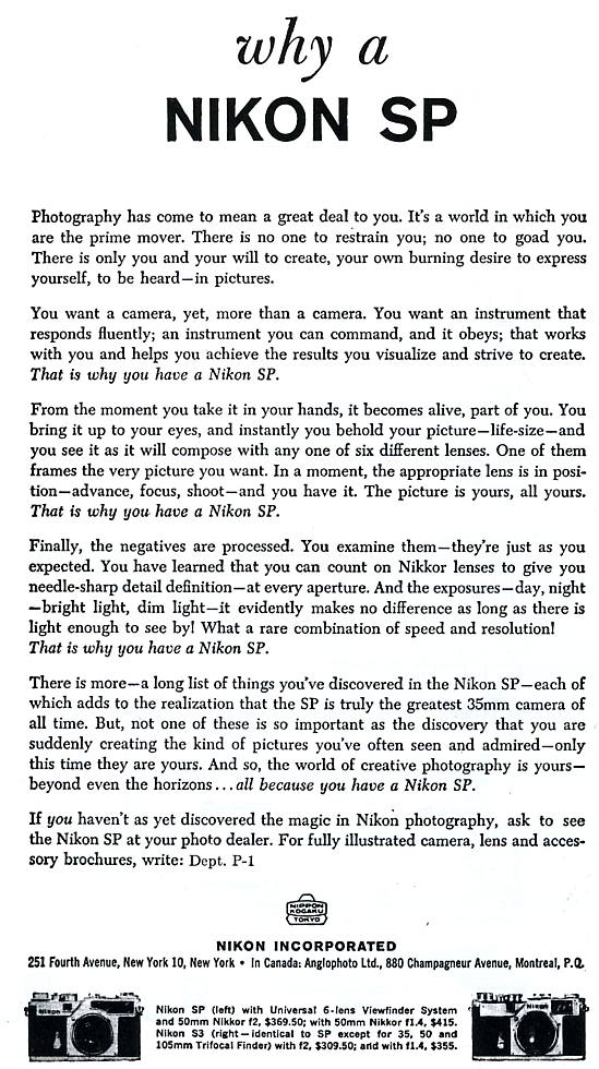 Nikon SP