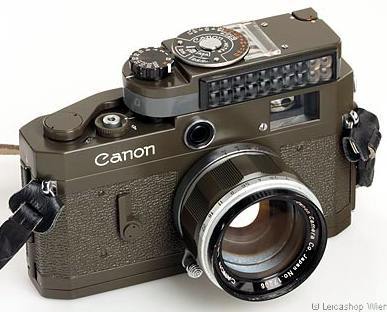 Canon P Olive paint