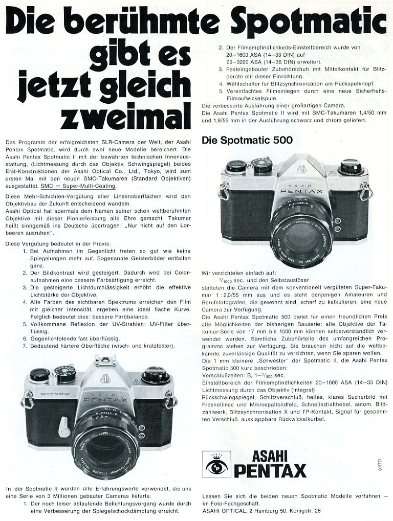 Pentax Spotmatic 500